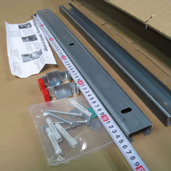 Cabine de dus dreptunghiulare - Set fixare cadita dus Ideal Standard Multisuite pe perete