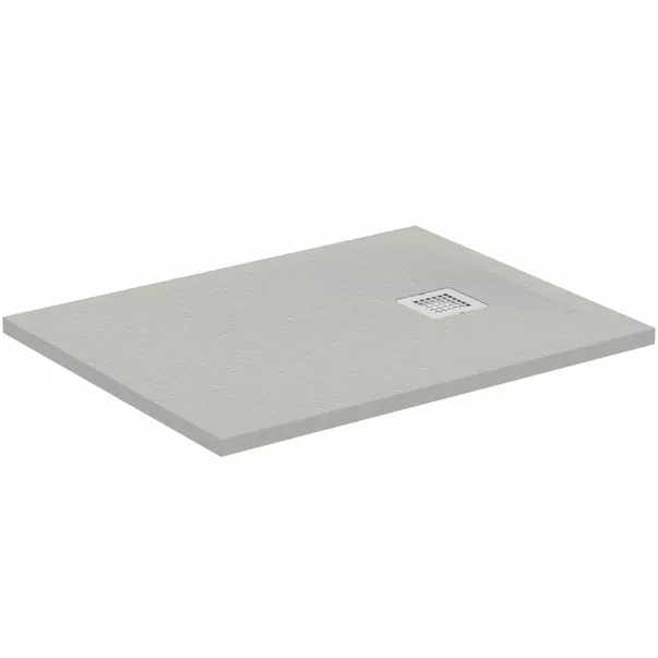 Cabine dus - Cadita de dus dreptunghiulara Ideal Standard Ultra Flat S 90x70 cm gri asfaltic