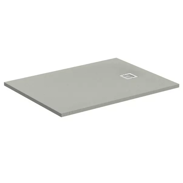 Cabine dus - Cadita de dus dreptunghiulara Ideal Standard Ultra Flat S 140x80 cm gri asfaltic
