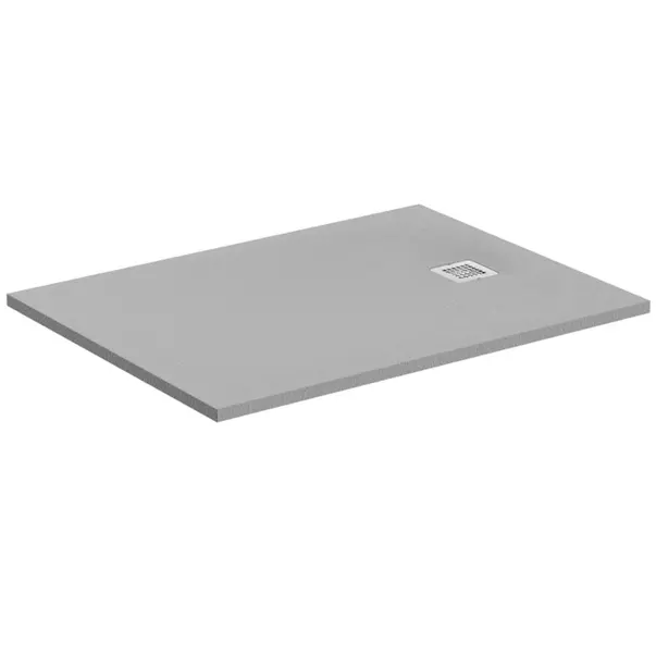 Cabine dus - Cadita de dus dreptunghiulara Ideal Standard Ultra Flat S 160x80 cm gri asfaltic