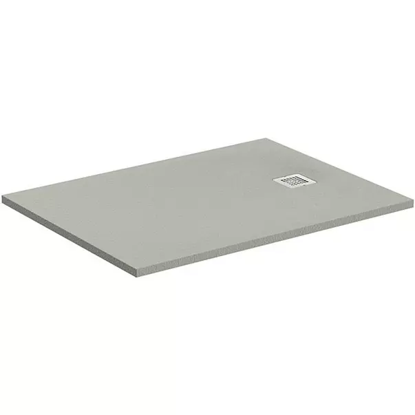 Cabine dus - Cadita de dus dreptunghiulara Ideal Standard Ultra Flat S 160x90 cm gri asfaltic