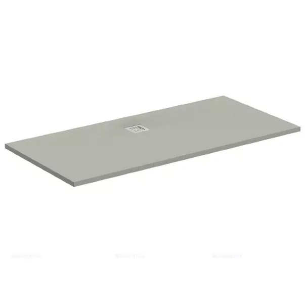Cabine dus - Cadita de dus dreptunghiulara Ideal Standard Ultra Flat S 170x80 cm gri asfaltic