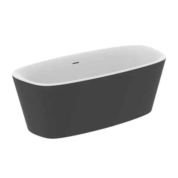 Cada freestanding Ideal Standard Atelier Dea 170x75 cm alb - negru mat [1]