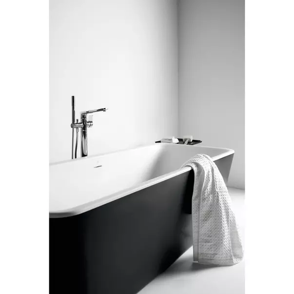 Cada freestanding Ideal Standard Atelier Tonic II alb - negru mat 180x80 cm [3]