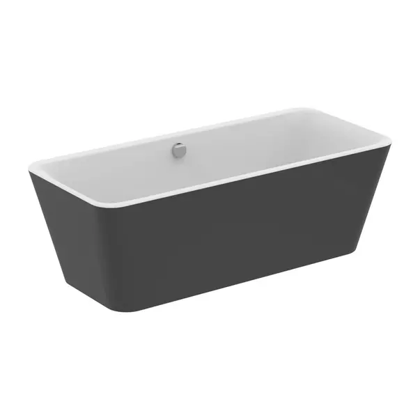 Cada freestanding Ideal Standard Atelier Tonic II 180x80 cm alb - negru mat [2]