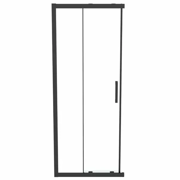 Usi culisante - Usa glisanta cu segment fix 80 cm negru mat Ideal Standard Connect 2