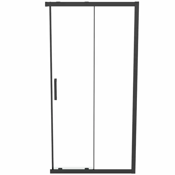 Usi culisante - Usa glisanta cu segment fix 100 cm negru mat Ideal Standard Connect 2 K9262V3