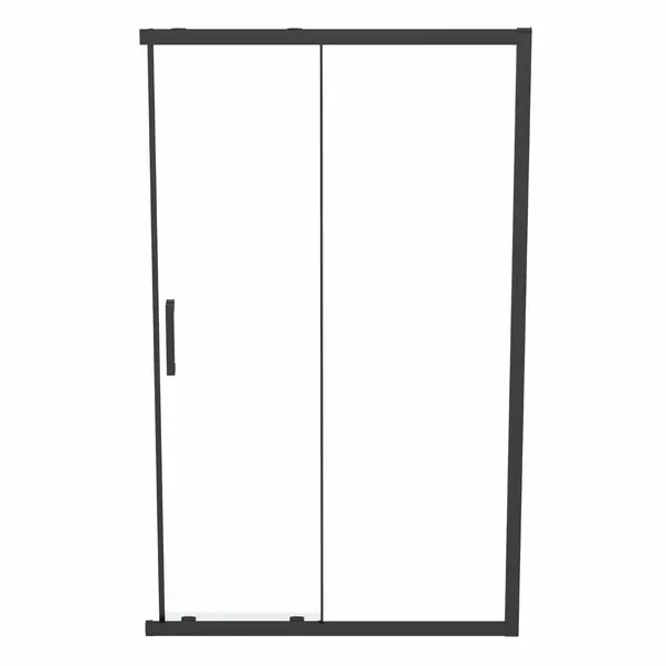 Usi culisante - Usa glisanta cu segment fix 120 cm negru mat Ideal Standard Connect 2 K9264V3