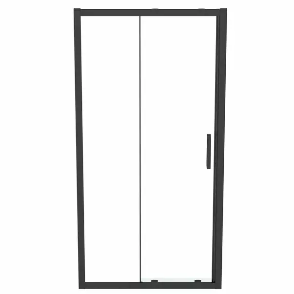 Usi culisante - Usa glisanta cu segment fix 100 cm negru mat Ideal Standard Connect 2 K9273V3