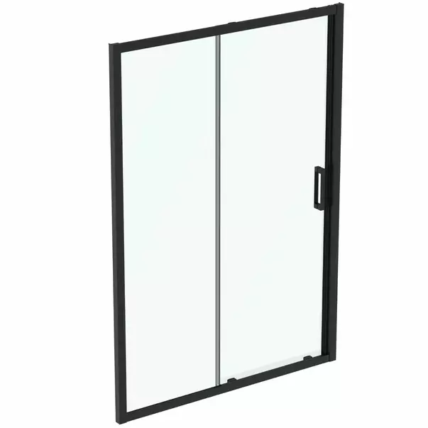 Usa glisanta cu segment fix 140 cm negru mat Ideal Standard Connect 2 [2]