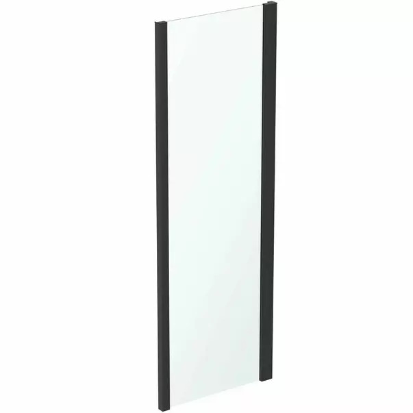 Paravan de dus - Perete lateral fix 70 cm negru mat Ideal Standard Connect 2