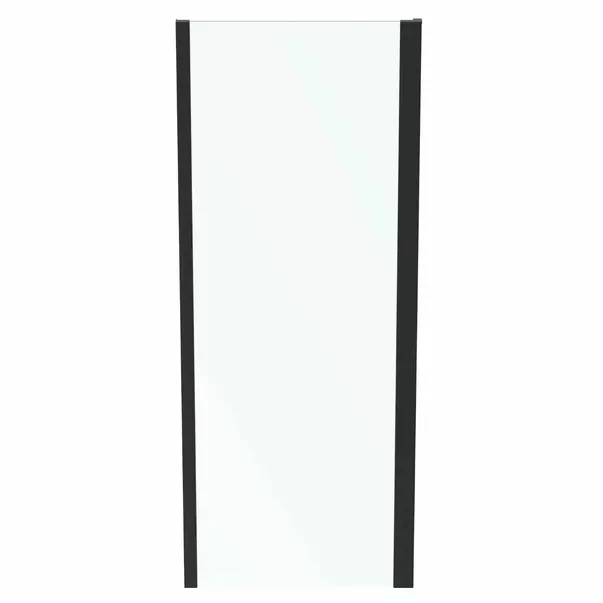 Paravan de dus - Perete lateral fix 80 cm negru mat Ideal Standard Connect 2