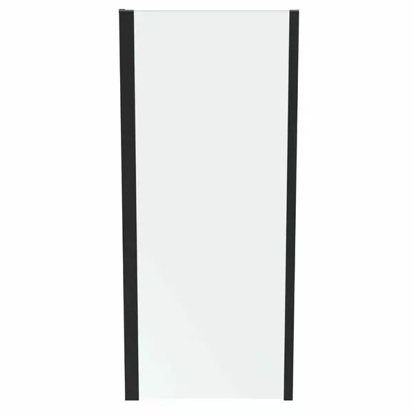Paravan de dus - Perete lateral fix 85 cm negru mat Ideal Standard Connect 2