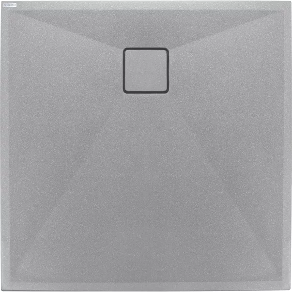 Cadita de dus patrata Deante Correo din granit gri 80x80 cm [2]