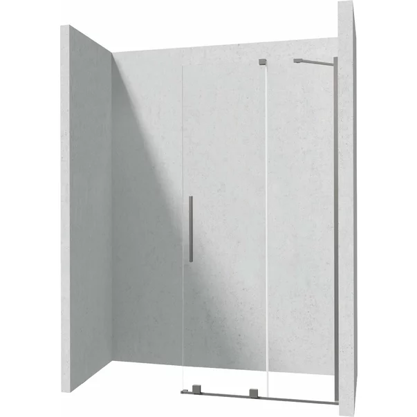 Paravan de dus Walk-in Deante Prizma titan 120x195 cm [3]