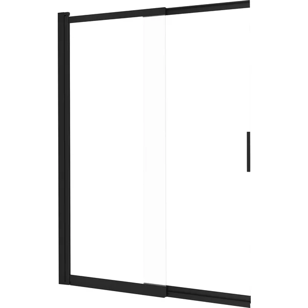 Paravan de cada Deante Prizma negru 100x140 cm [1]