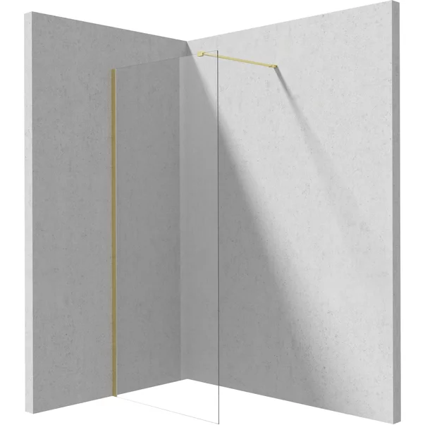 Paravan de dus Walk-in Deante Prizma auriu 90x195 cm [1]