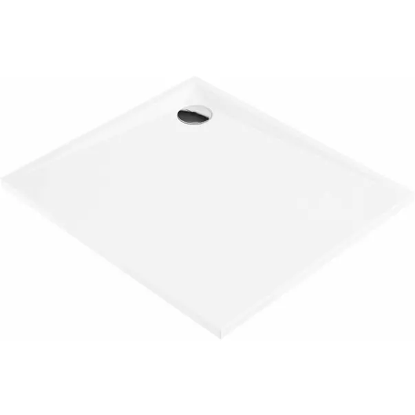 Cadita dus dreptunghiulara Deante Kerria Plus alb 80x90 cm [1]