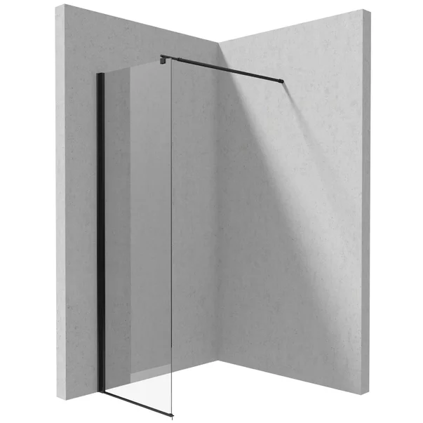 Paravan de dus Walk-in Deante Kerria Plus negru 50x200 cm Total White [1]
