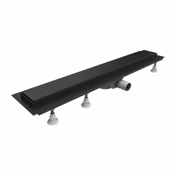Set rigola pentru dus plus capac Omnires Lowfix 60 cm negru [1]