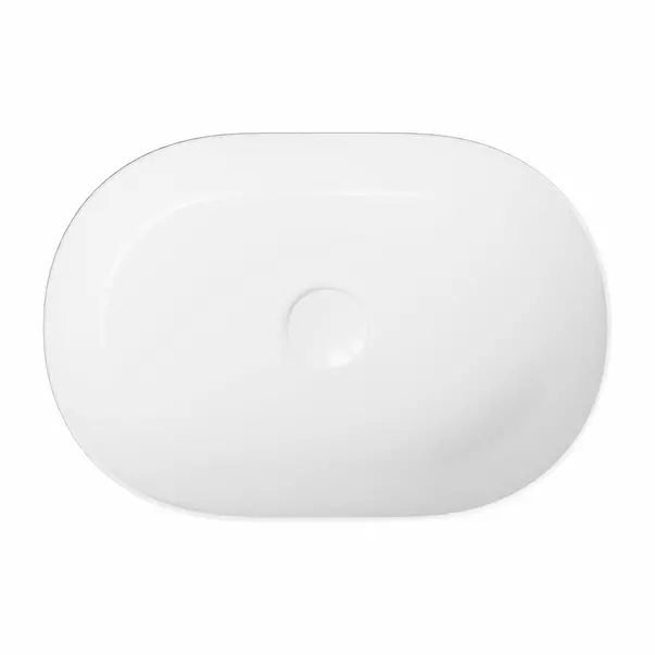 Lavoar pe blat Omnires Mesa alb 46 x 31.5 cm [2]