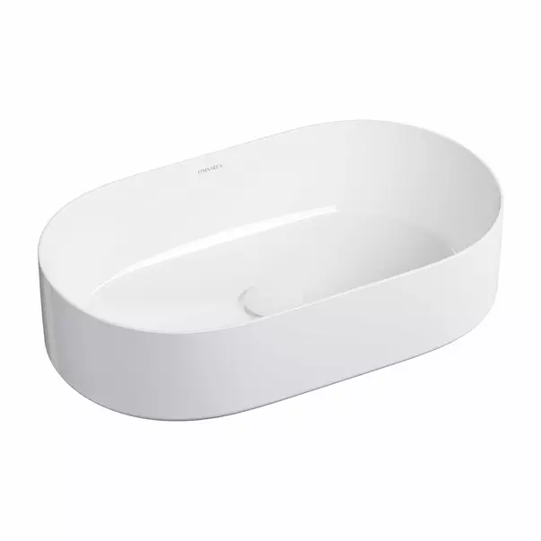 Lavoar pe blat Omnires Mesa alb 53.5 x 31.5 cm [1]