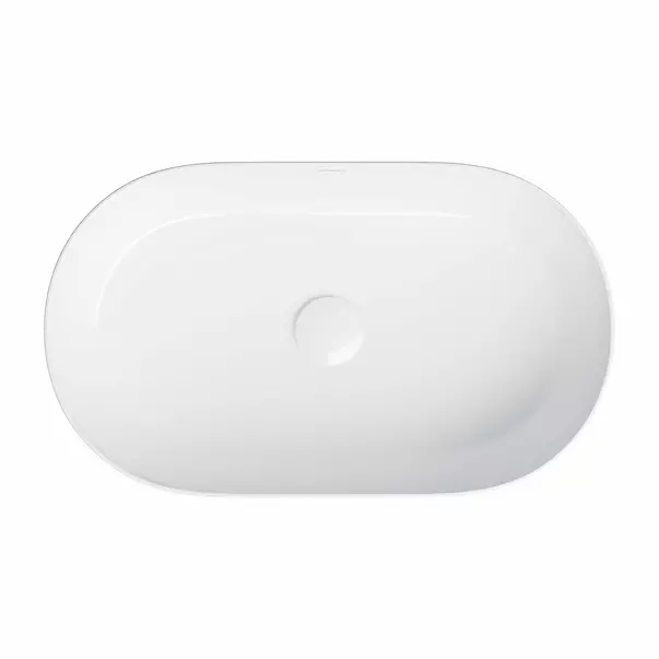 Lavoar pe blat Omnires Mesa alb 53.5 x 31.5 cm [2]