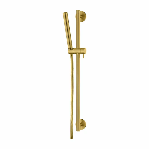 Seturi de dus - Set de dus cu bara si suport culisant Omnires Microphone auriu periat