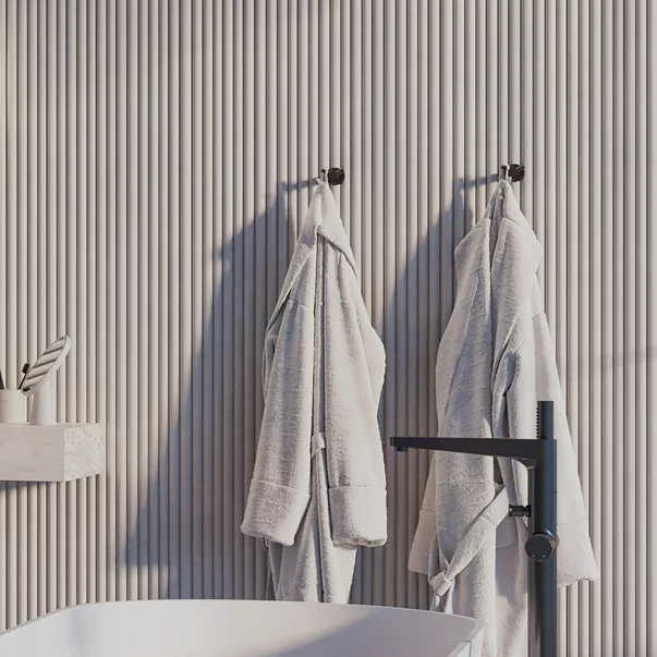 Accesorii baie - Cuier simplu Omnires Modern Project antracit