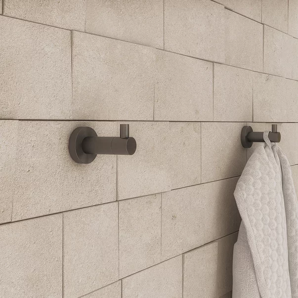 Accesorii baie - Cuier simplu Omnires Modern Project grafit