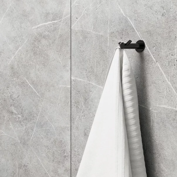 Cuier dublu Omnires Modern Project finisaj alb mat [1]