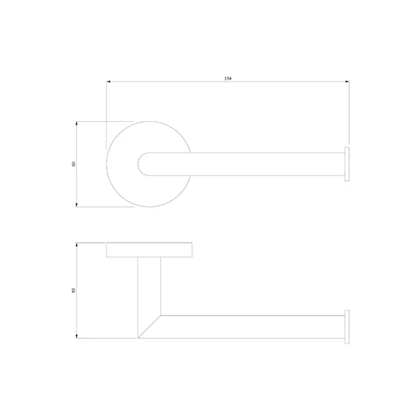 Suport hartie igienica Omnires Modern Project grafit [3]