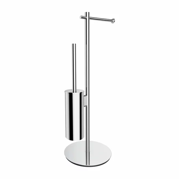 Suport hartie freestanding cu spatiu pentru perie Omnires Modern Project [1]