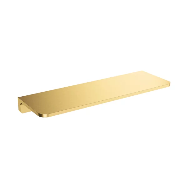 Accesorii baie - Etajera alama Omnires Modern Project auriu periat 30x10 cm