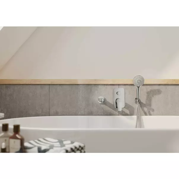 Furtun de dus Deante extensibil platina 150 cm [2]