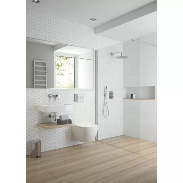 Furtun de dus Deante extensibil platina 150 cm [3]