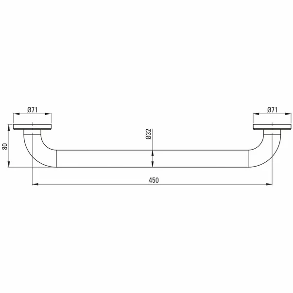 Maner de sustinere Deante Lehnen Concept Pro 45 cm [2]