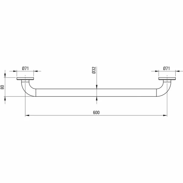 Maner de sustinere Deante Lehnen Concept Pro 60 cm [2]