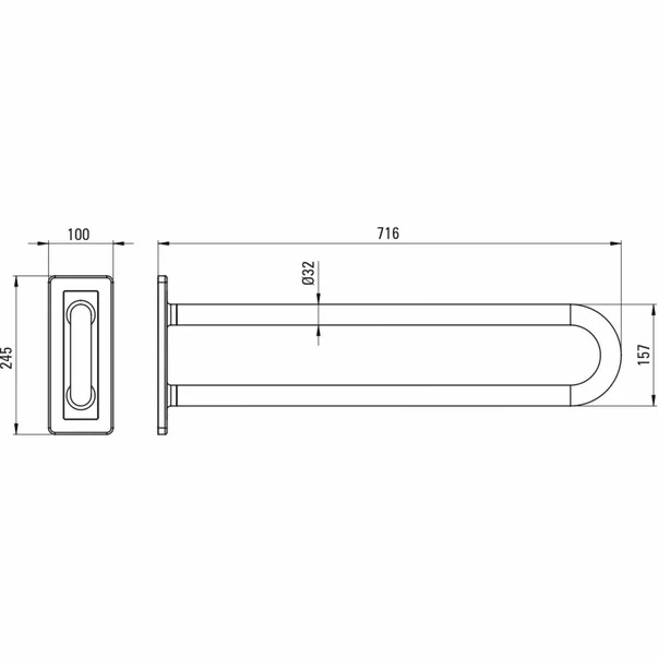 Maner de sustinere Deante Lehnen Concept Pro 70 cm [2]