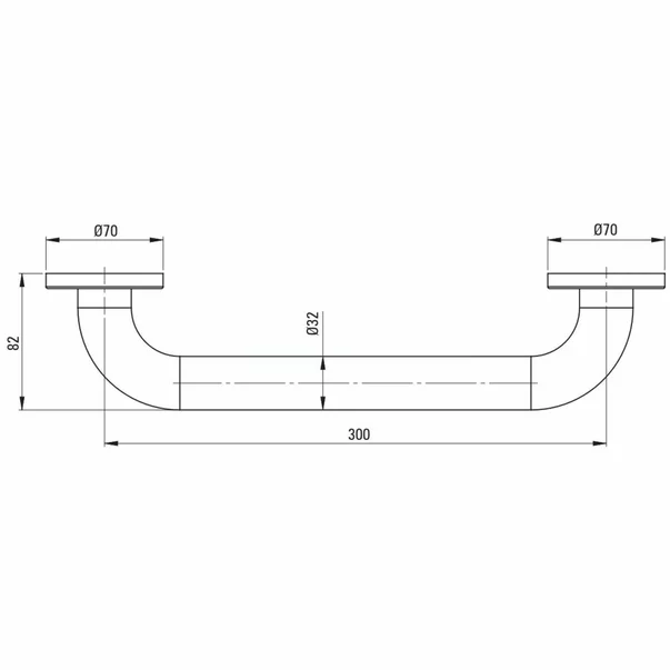 Maner de sustinere Deante Lehnen Funktion 30 cm [2]