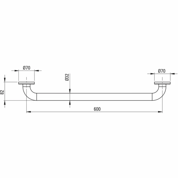 Maner de sustinere Deante Lehnen Funktion 60 cm [2]