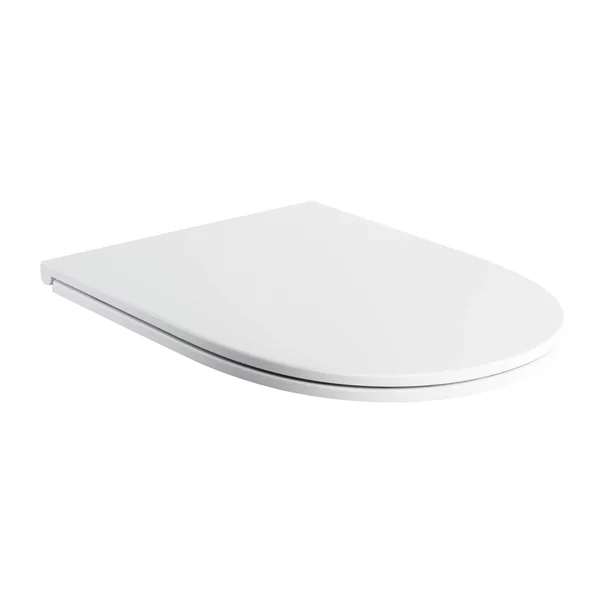 Capace wc - Capac WC softclose Omnires Ottawa Comfort slim finisaj alb mat