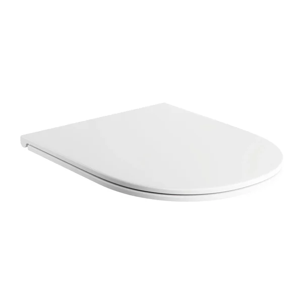 Capace wc - Capac WC softclose Omnires Ottawa slim finisaj alb mat