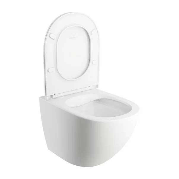 Set vas wc si bideu suspendat cu capac softclose Omnires Ottawa rimless [3]