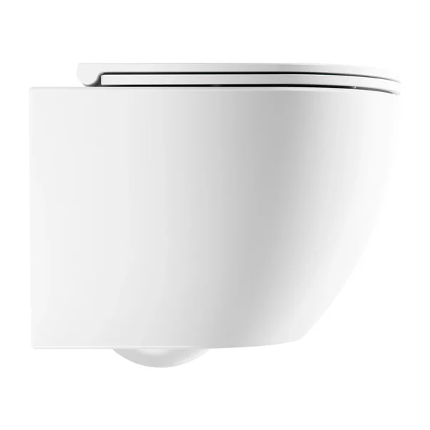 Set vas WC suspendat Omnires Ottawa Rimless Silent Power alb mat cu capac softclose [2]