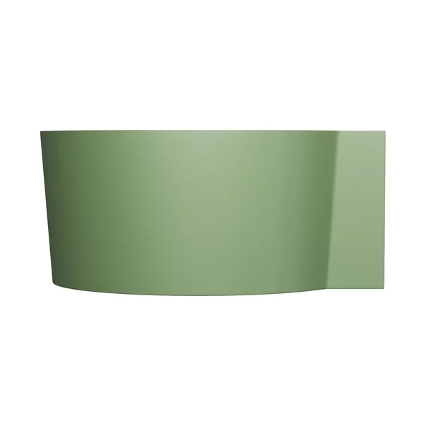 Cada pe colt asimetrica Omnires Ovo M+ compozit verde olive mat 120x120 cm [2]