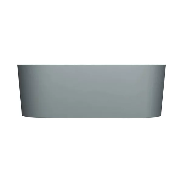 Cada freestanding Omnires Ovo M+ compozit gri mat cenusa 160x75 cm [2]