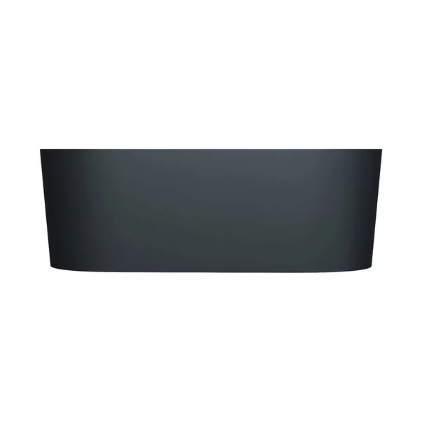 Cada freestanding Omnires Ovo M+ compozit negru lava mat 160x75 cm [2]