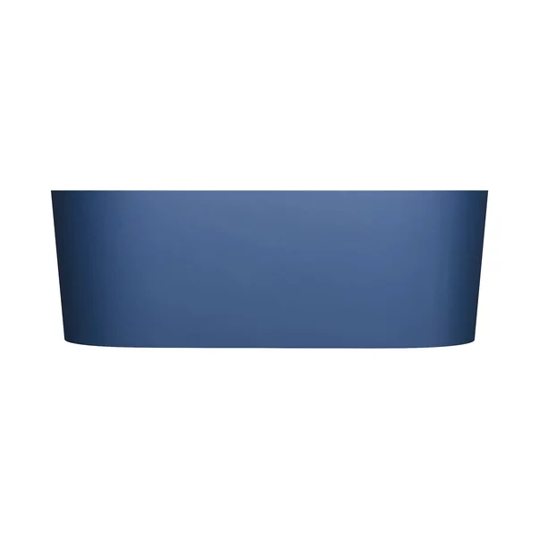 Cada freestanding Omnires Ovo M+ compozit albastru midnight blue mat 160x75 cm [2]