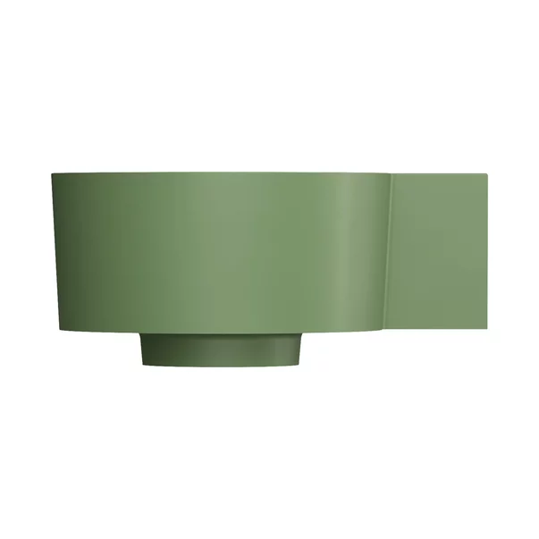 Lavoar suspendat Omnires Ovo M+ compozit verde olive mat 33x34 cm dreapta [4]